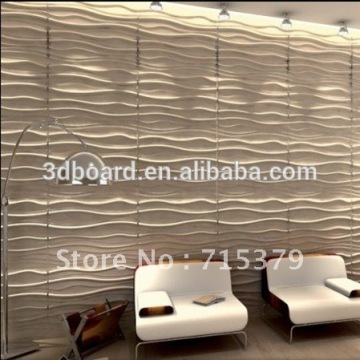 Paintable colored 3d modern wood wall panel decorative wood panels for walls