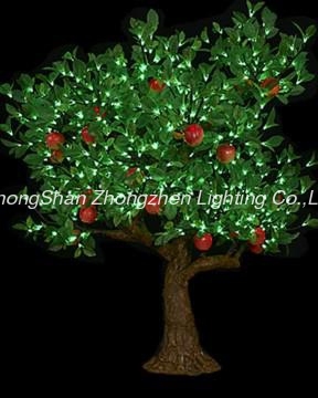 ofício de simulação frutas LED luz de árvore