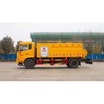 Dongfeng chassis Sewage Suction Vacuum Truck fecal truck