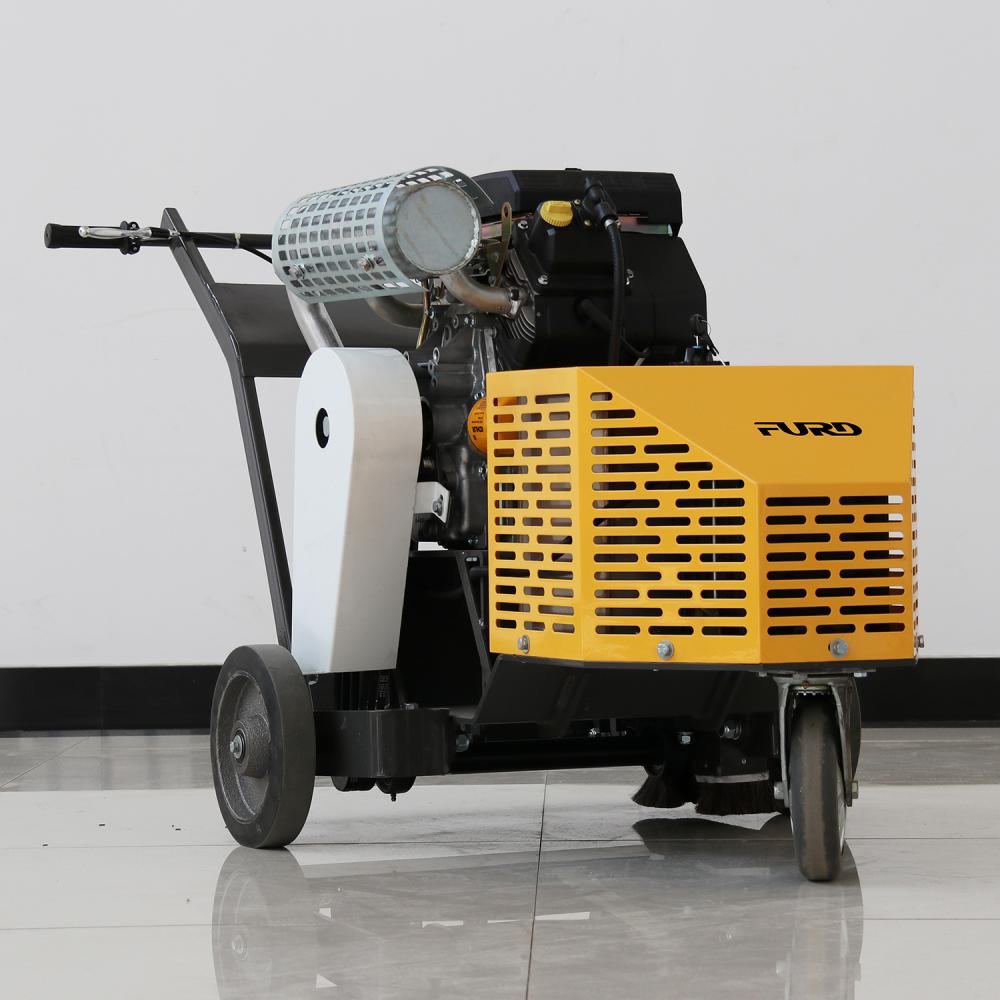 High performance small mobile asphalt concrete road slotting machine