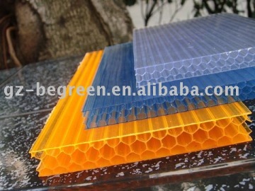 pc honeycomb sheet,PC hollow sheet,polycarbonate honeycomb sheet