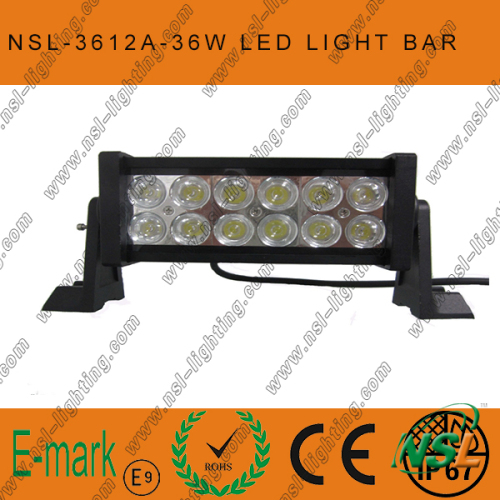 36w led off road light bar, 7inch O sram led light bar, 12pcs*3 led light bar off road
