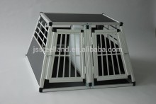 hot sales TWO doors with safety exit aluminum dog cage