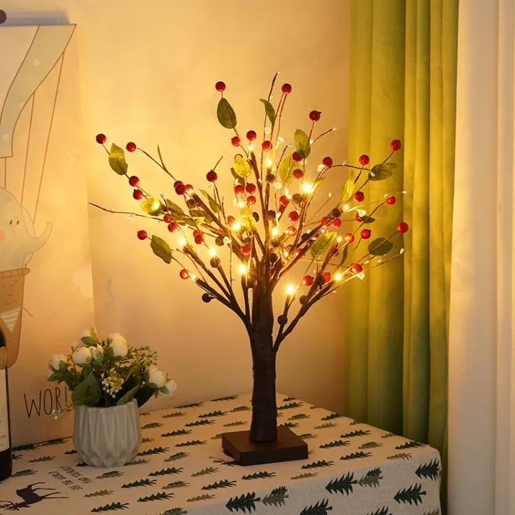 Festive LED Illuminated Christmas Tree Decoration for Home