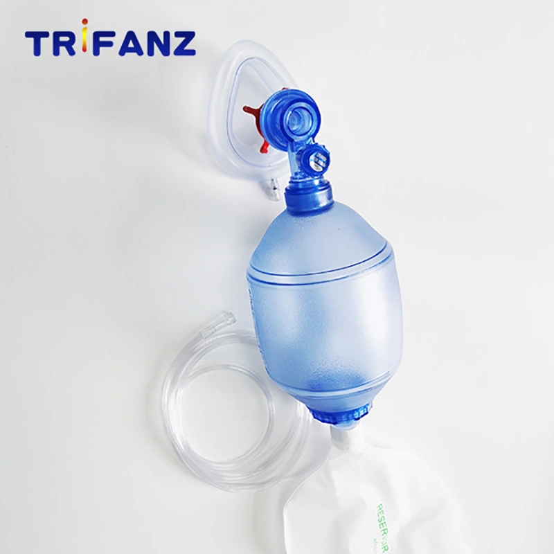 Kit de primeiros socorros de suprimentos médicos Reanimador manual de PVC para cirurgia