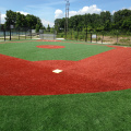 Césped artificial de campo de béisbol