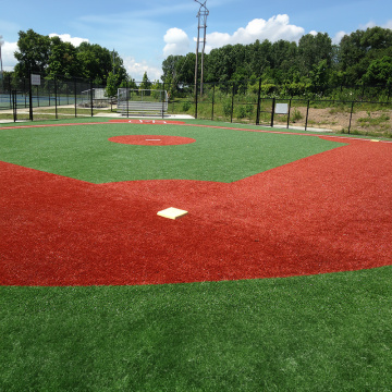 Ein Drehscheibe für Schulbaseball- und Sporttraining