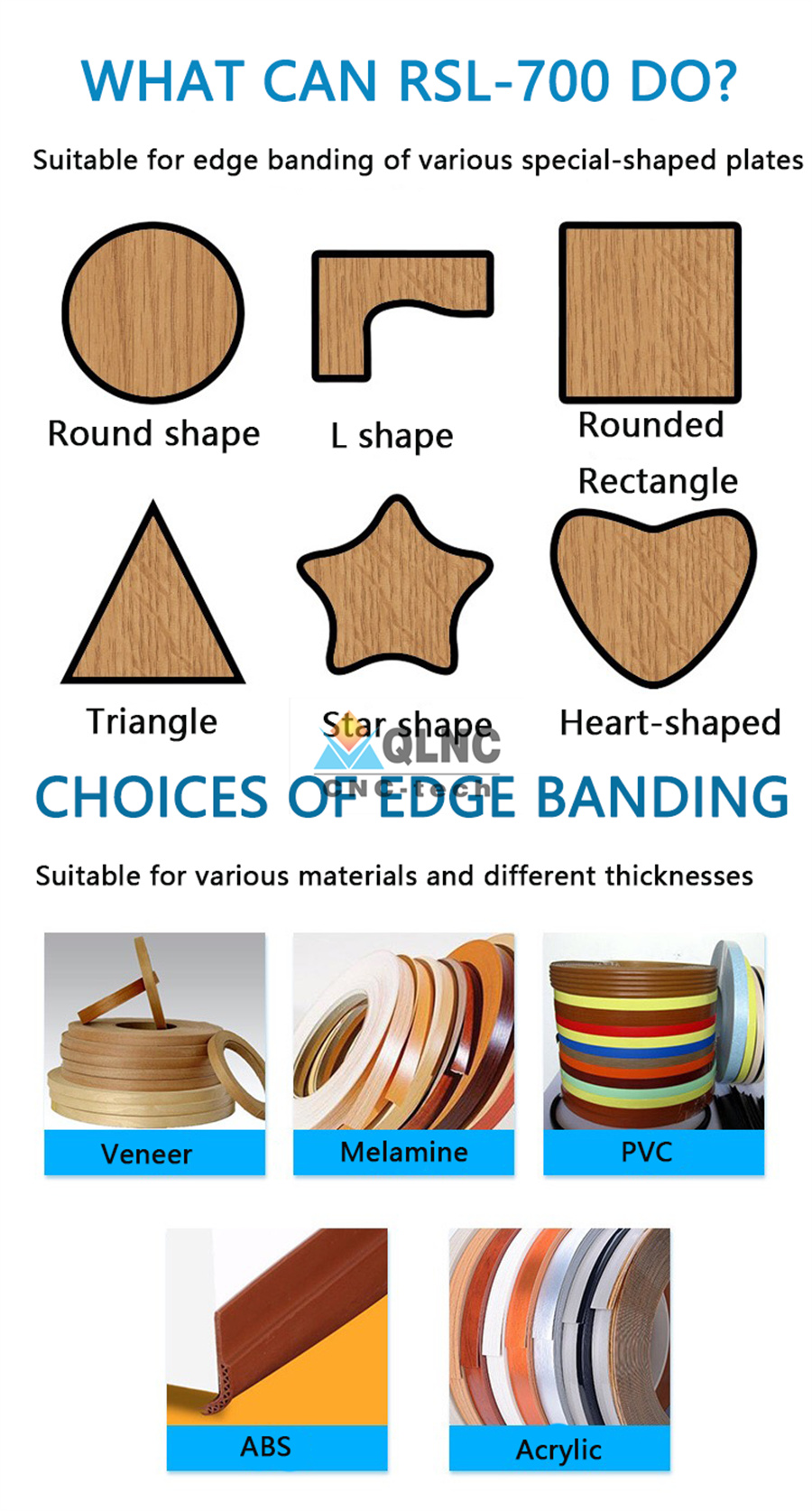 Edge Bander Curve Edge Bander Plywood Mdf Edge Banding Machinery