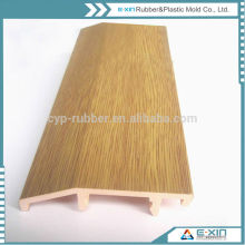 Flooring Accessories Surface Lacquered PVC +Wood Baseboard
