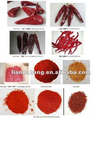 HACCP Certified Red Chili Pepper Powder & Chili Crushed