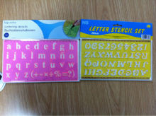 plastci letter ruler