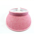 Girls Hair Clasp Style Jute Visor Cap