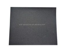 11 Inch x 9 Inch Latex Backed Wet/Dry Abrasive Sanding Paper - Black Waterproof