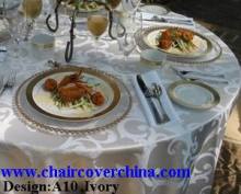 Polyester Damask Table Cloth