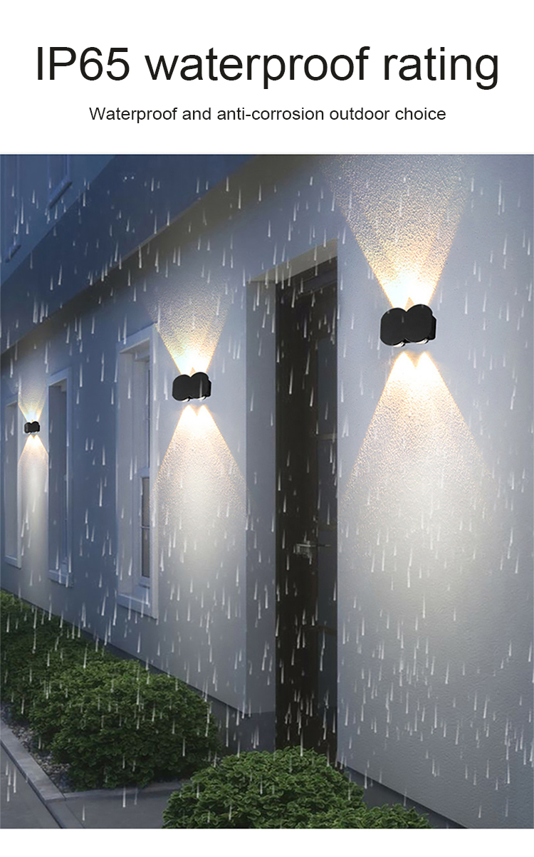 Aluminum Waterproof IP65 Wall Light LED Outdoor Wall Lamps Bedside Decoration Lighting Wall Lamp