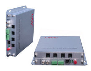 Audio Telephone 100m Ethernet Fiber Optic Transmitter Receiver