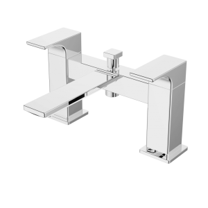 Bathroom Brass Bathtub Chrome Waterfall Faucet