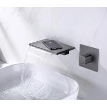 Wall-mounted Faucet with Waterfall Spout