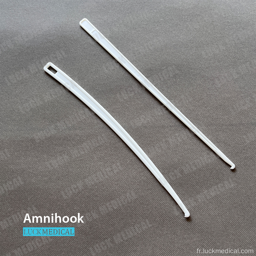 Utilisation médicale Use Amnion Hook droit / courbe