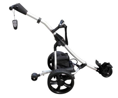 small folding remote golf trolley with tyre