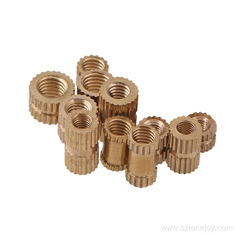 Custom Brass Knurled Insert Rivet Nuts for fasteners