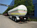 หางเทรลเลอร์ขนถ่ายน้ำมันเบนซินขนาด 50000L 21MT Porpane Gas Delivery