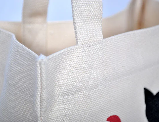 100% Cotton Canvas Bag, with Inside or Outside Pouch