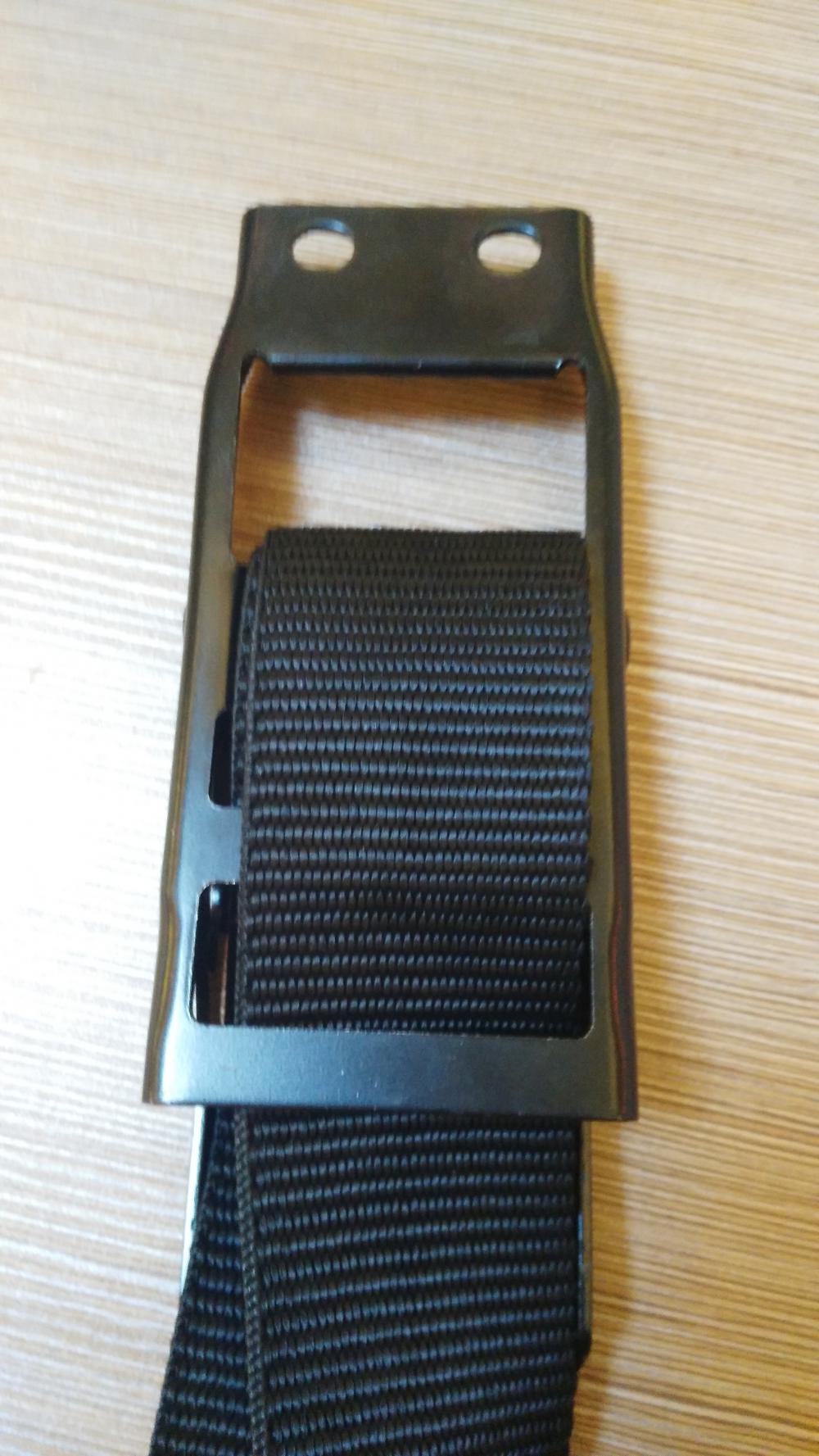 Black Electrophoretic Coated OverCenter Buckle