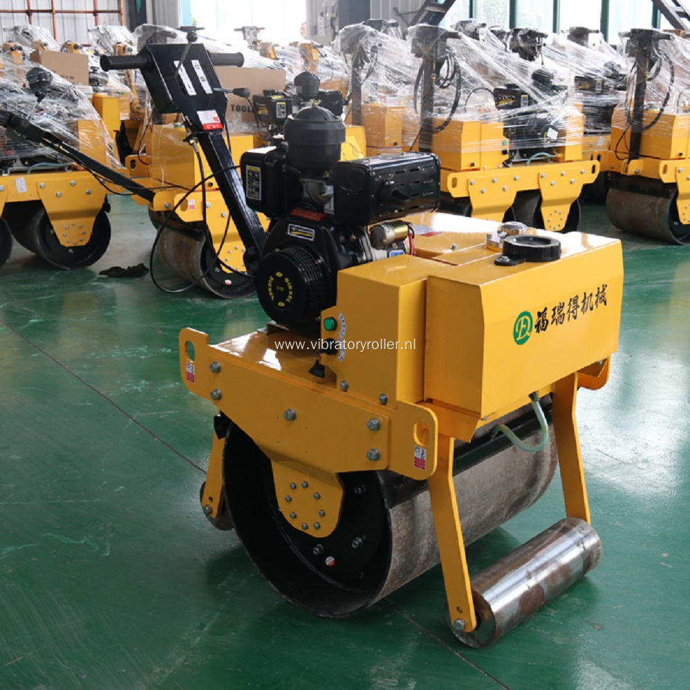 Hand Operate Smooth Wheel Roller Compactor Machine