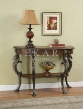 Wood Tables Furniture Baroque Side Table Deco Vintage Church Foyer Table