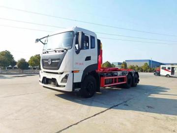 Dongfeng hook lift arm refuse collection truck