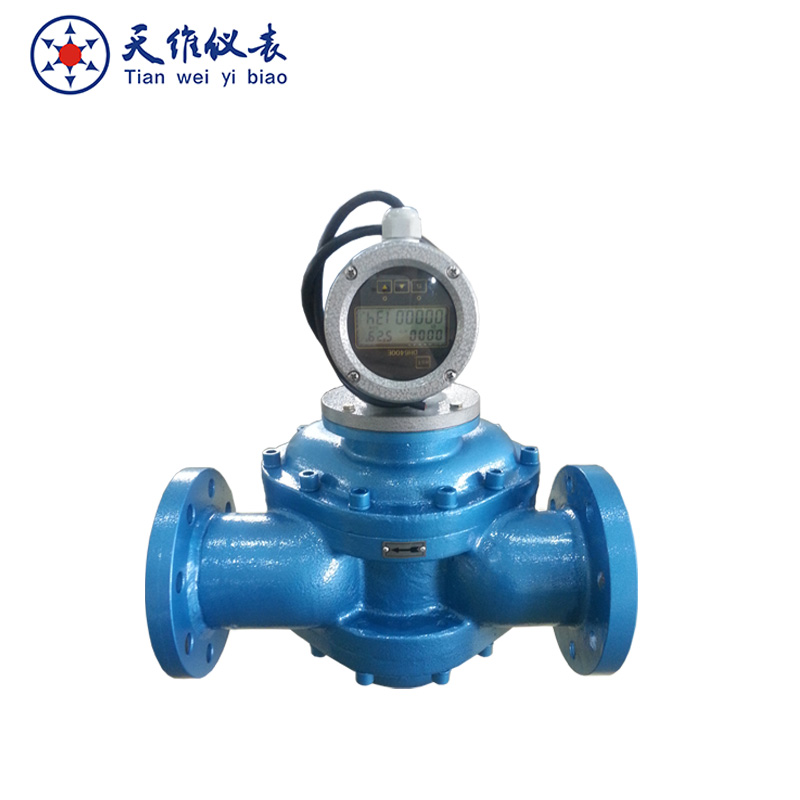 digital lubricating oil PD flow meter