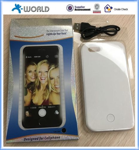 Shenzhen factory white led light selfie case different colors