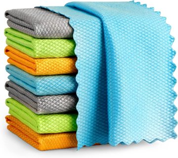 Nanoscale Microfiber Eco-Friendly Cleaning Cloth