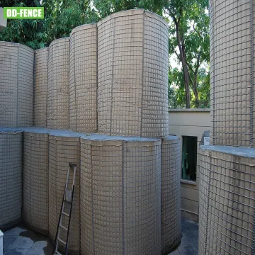 Galvanized Welded Mesh Gabion Barrier for Defense Wall