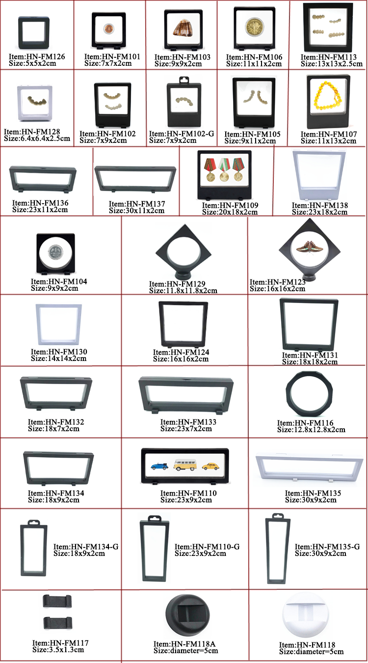 Medal of Honor Plastic Membrane Display Storage Boxes