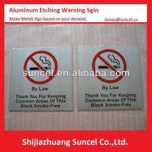 No Smoking Signage Plate
