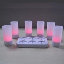 Stunning realistic rechargeable LED tealight candle