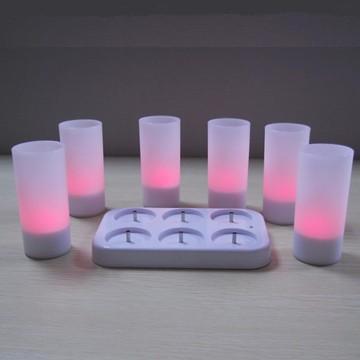 Stunning realistic rechargeable LED tealight candle