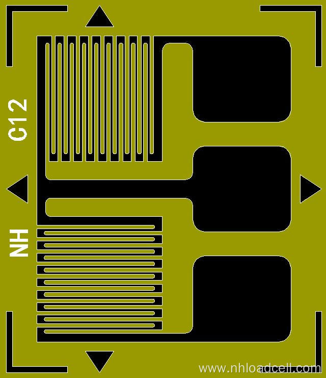 Foil T-pattern series strain gauges