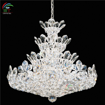 Chrome Crystal Chandelier With Asfour Crystal/ K9 Crystal/ Egypt Crystal