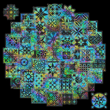 Bohemian Rainbow Window Sticker - DIY 3D Sun Catcher for Home Decoration