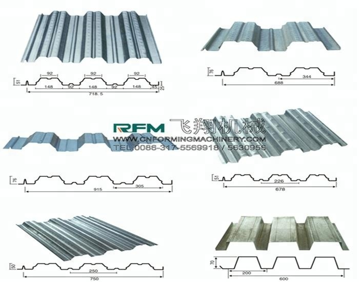 Deck Floor Metal Sheet Roll Forming Machine