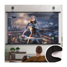 Motorized Screen Fabric Rolls: PVC Matt White Projection Screen Material