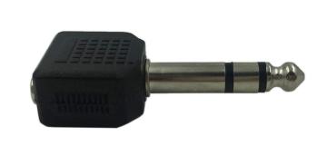 6.35 stereo plug to 3.5 stereo jack spliter