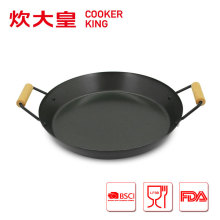 35cm Carbon Steel double fry pan/ Paella Pan 2015