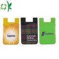 Personlig Silicone Credit Card Sleeve Phone Wallet