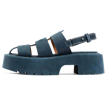 Chic Comfort Wedge Heel Closed-Toe Sandals