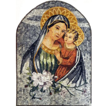 Stone Mosaic Religion Mural