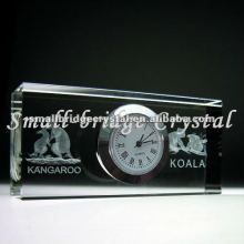 popular crystal desktop clock digital clock time clock for business gift SB-BJ0037